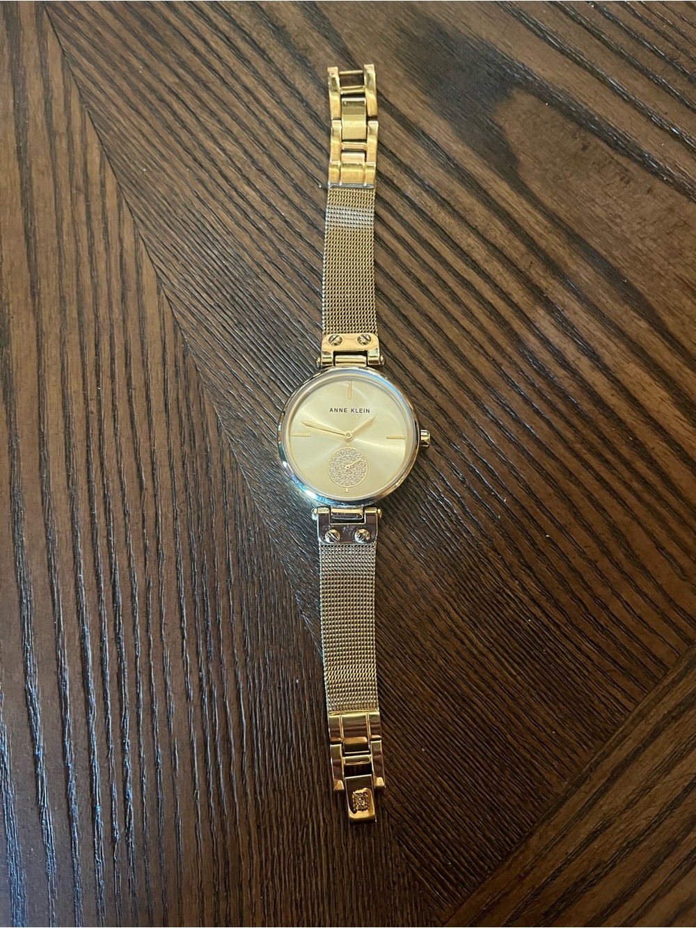 Watch on Mesh Band